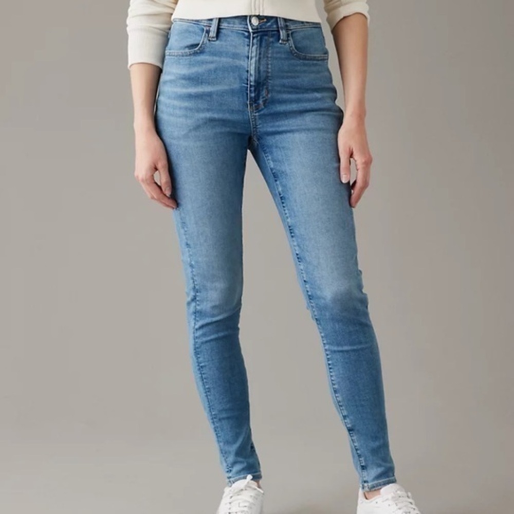 American Eagle High Rise Jegging Jeans Sz 18 Short